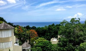 Honeymoon adventures begin with a look out your balcony. 